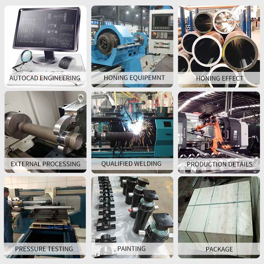 Telescopic 2 3 Stage Trunnion Hydraulic Cylinder Telescopic 2 3 Stage Trunnion Hydraulic Cylinder